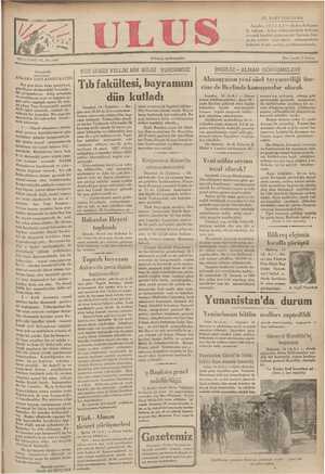 Ulus Gazetesi 15 Mart 1935 kapağı