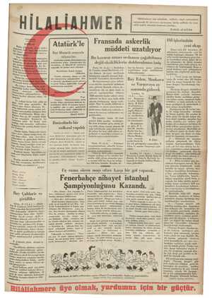 Ulus Gazetesi 16 Mart 1935 kapağı
