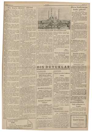  Koca Sinan'ın ölümünün yıldönümü (Başı 1 inc 1 inci Doğul 1512 de K 1SI4 4, sayıfada) la gelen Si- l ri olarak Çal- erlerinde