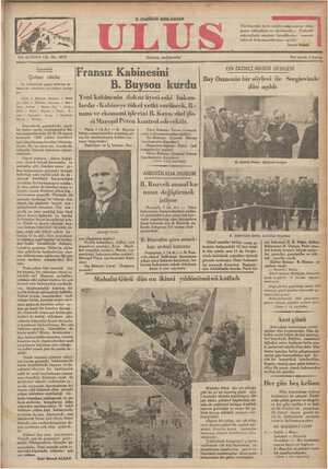 Ulus Gazetesi 2 Haziran 1935 kapağı