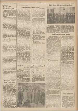    K 9 HAZİRAN 1936 PAZAR Çee zarmasl Laval geldi. Bowvisson kabimesi, sıyasal kezleğina et değmeden çokilip gitti. Çoğunluğu