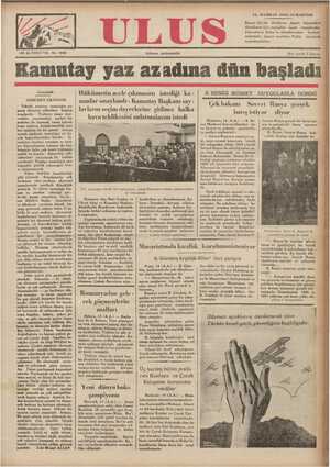 Ulus Gazetesi 15 Haziran 1935 kapağı