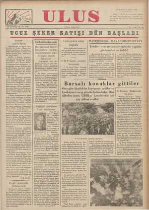 Ulus Gazetesi 18 Haziran 1935 kapağı