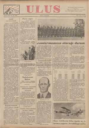 Ulus Gazetesi 8 Temmuz 1935 kapağı