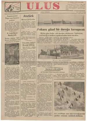Ulus Gazetesi 17 Temmuz 1935 kapağı