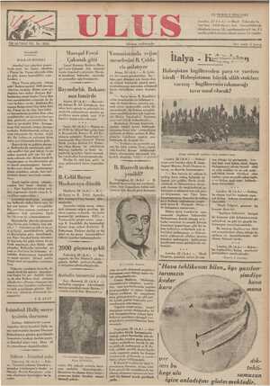 Ulus Gazetesi 23 Temmuz 1935 kapağı
