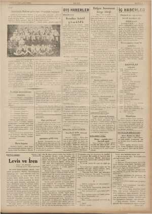  “2 “TLOL 1938 ÇARŞAMBA SPOR Eylülün 14, 15, 16 sında ve İstanbul- a ilk defa Teksim statiıyomunda k havada dördüncü balkan —