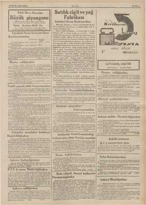  F“""U' TARTUKT m T CAT Ç Y 22 EYLÜL 1935 PAZAR SAYIFA 7 Türk Hava Kurumu B .. .. k . Şimdiye kadar binlerce kişiyi zengin...