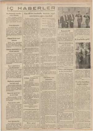    24 İLKTESRİN 1935 PERŞEMBE İÇ H Dış Bakanlığı yönetke - rimiz Atinada tm dey le uzun müddet görüşmüş. eği elçisi gitti...