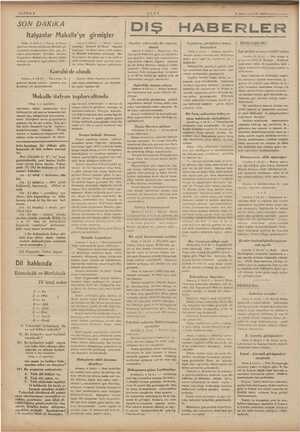    SAYFA SON DAKIKA İtalyanlar Makalle'ye girmişler Roma, 8 (A.A.) — Popolo di Roma gazetesi, ayan kıtalarının Makalle gü-...