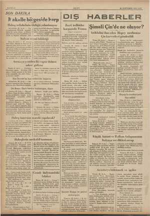    SAYIFAZ SON DAKIKA N akalle bölgeside harp Adisababa, 25 (A.A.) — Tig- re cephesinde, ies ni de da bir savaş olmı maş...