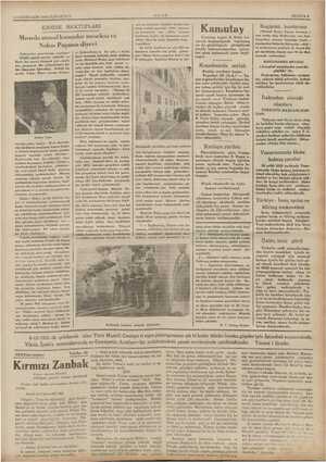    KN w Mi, 30 SONTEŞRİN 1935 CUMARTESİ KAHİRE MEKTUPLARI e vi lk Mısırda anasal kanunlar meselesi ve Nahas Paşanın diyevi...