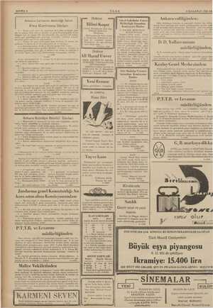    SAYIFA 8 Ankara Levazım Amırliği Satın Alma Komisvonu ilânları eksiltmesi 26.11.1935 e tarihinde yapı- Alpullu ve yüzü...
