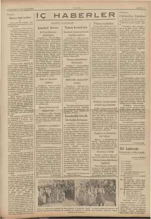    z 4 İLKKANUN 1935 ÇARŞAMBA Yankılar: Spora ve notlar değ a yikodaş ip makkah başbetkesini a or ca bağlı Kiri ae orduyu...