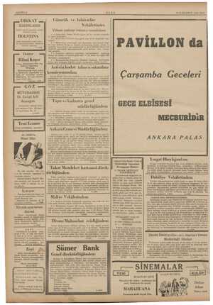  EYE ii Gg EŞ Pan Ge 10 İLKKÂNUN 1935 SALI — İpekli, yünlü, pamuklu solmuş | elbiseleri ancak HOLSTİNA paket boyalarile kendi