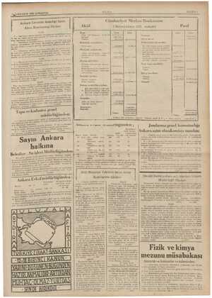    Jig KANUN 1888 ÇANI. ÜLUS i - “0 Ankara Levazım Amirliği Satın Alma Komisyonu ilânları zon eratının seneli pe ler. — ye...