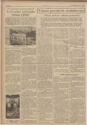    SAYIFA 4 ————— Vitrin müsabakasına hazırlanan müesseseler Yerli mallar haftasında Orman Çiftliği Orman ME Anafartalar cad-