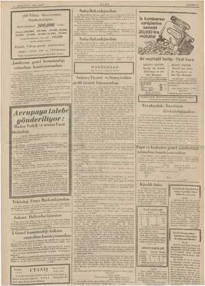  17 İLKKANUN ivso SALİ m ———> 1936 Yılbaşı Hava kurumu Büyük piyangosu büyük ikramiyesi 500,000  iirsür. 50.000, 40.000...