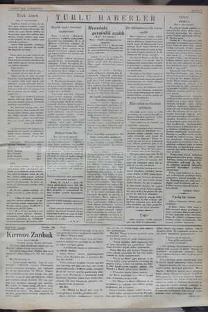    1 ŞUBAT 1936 CUMARTESİ (Başı 2. inci sayfada) İngiltere, Belçika, Fransa, ilh. ilh. ileri garb memleketlerindeki — nufus