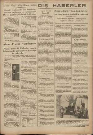    > I MART 1936 PAZAR Amba- Alagi düştükten sonra a m Somali cephesinde ileri hareketin yeniden başlaması ve Grazianinin ini