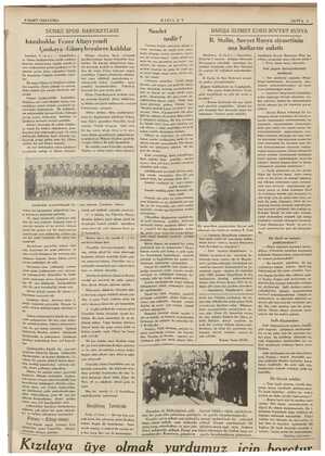    6 MART 1936 CUMA DÜNKÜ SPOR HAREKETLERİ İstanbulda: Fener Altayı yendi mn 2 - ki berabere kaldılar İstanbul, 5 (A.A.) — ve