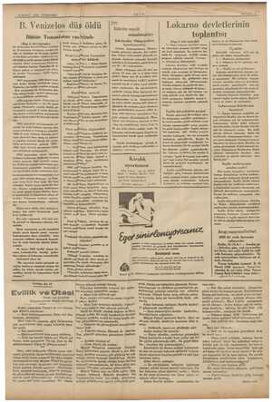    in —m SAYFA 5 19 MART 1936 PERŞEMBE ULUS si .. .. Spor . e B. Venizelos dül öldü | e Lokarno devletlerinin Bütün Yunanistan