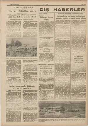    | Sığ e li ği e KERE SE 2 — ği we dk | 31 MART 1936 SALI ULUS SAYFA 3 ; DIŞ HABERLER İ Harrar iii sonra iç ei MANÇU - MOĞOL