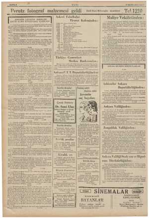    ” AE RAE la mms i ULUİ 17 MAYIS 1936 an. : ————— ANKARA LEVAZIM ÂMİRLİĞİ SATIN ALMA KOMİSYONU İLANLARI eti ir zarfınd....