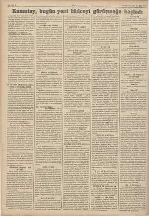  Mİ SAYFA 6 -— Giğ ULUS Kamutay, yayin yon büdceyi ra in 1935 döviz ei 5 Yak e him ihtiyaçlarımızın dahilde temini ve | mekte