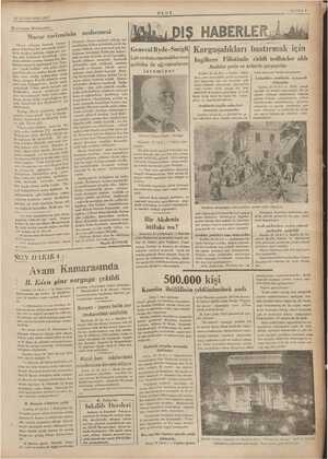   26 MAYIS 1936 SALI ———— Ma an Mektupları: Macar turizmini İ Macar atlarma binerek vara” ğınız Esterhazi'ler Şat atosunda