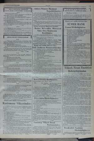  16 TEMMUZ 1936 PERŞEMBE MİLLİ MÜDAFAA VEKÂLETİ SATIN ALMA KOMİSYONU İLÂNLARI BİLİT HARİCİ HAVAGAZI tesisatı 1 — Ankaradaki