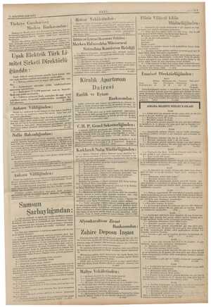    11 AĞUSTOS 1936 SALI mama Türkiye Ghia Merkez Bankasından 5 Menim rna; besi için Mersinde satın a mi de a yapta Şe nm ir A