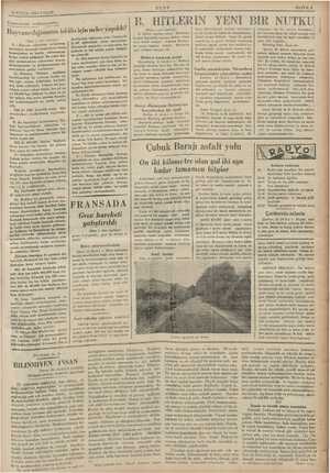    ULUS. SAYFA 8. 5 kiii pe ME 13 EYLUL 1936 PAZAR an . Cumuri iyetin renlizasyı yonları ——— Hayvancılığımızın islâhı için...