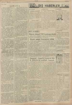    ge EYLL 1936 SATI Yarı > Siyasa ALMANYA Üçüncü avrupalı büyük - dev- vi m e a ve Fransa- a ur, nya, gerek büyük devlet...