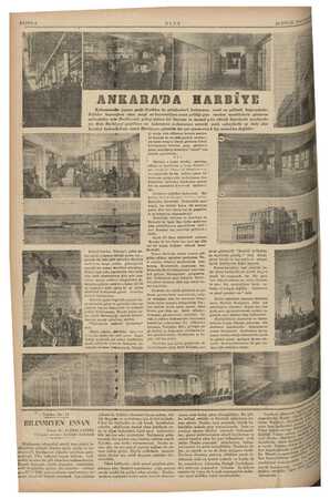    SAYFA4 ULUS 28 EYLUL 1936, - eN HARBİYE yuvası şanlı Harbiye üç gündenberi Ankaranın sıcak ve şefkatli bağrındadır. mizin