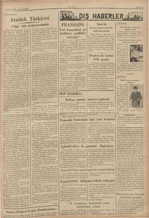    Londra mektubu —ş——— —— —— 4 İLKTE SRIN 1996 PAZAR SAYFA 3 ———— Atatürk Türkiyesi «City» nin (Hususi Me 9 eylâl rk'ü...