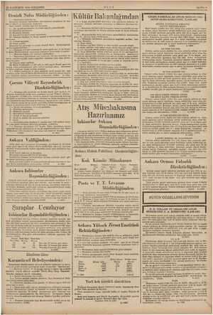      22 İLKTEŞRİN 1936 PERŞEMBE İNİ ödürlüğü Denizli ağ Müdürlüğünden : — Eksil ş: zl Barak eki za mizi olan hükümet konağının