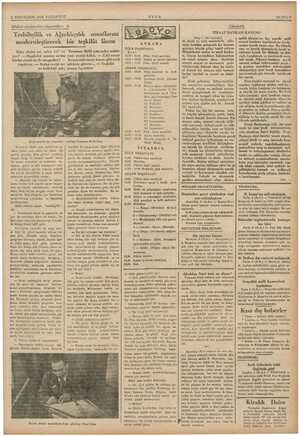    9 SONTEŞRİN 1936 PAZARTESİ ULUS SAYFAS Elişleri sergisinden röportajlar: 4 Gündelik limen 8 alla ra Msj: ş - ZİRAAT BANKASI