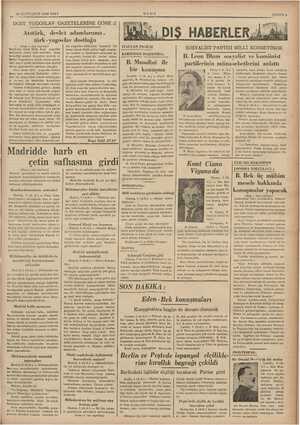    e SONTEŞRİN My SALI DOST YUGOSLAV GAZETELERİNE GÖRE :2 Atatürk, devlet adamlarımız. türk -yugoslav dostluğu (Başı 1. inci