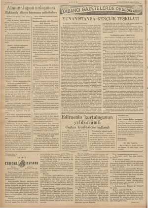    SAYPA 4 - Alman-Jaj apon anlaşması Hakkında dünya basınının mütaleaları * Moskova, 26 (A.A.) — Tas ajansı Barışı muhafaza