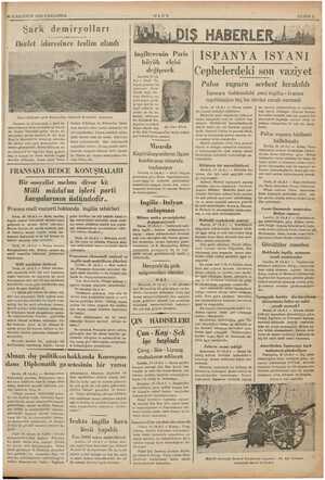  A 30 İLKKANUN 1936 ÇARŞAMBA” Şark ilm Devlet idaresince teslim alındı Satın aldığımız şark demiryolları üzerinde Kırklareli