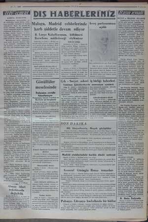      17/1/ 1937 DÜRE KUN GÖRİNG İTALYA'DA Milletler 'tık sefirlerden ziyade kabine azi rının karşılıklı ziyaretleri ile tanzi