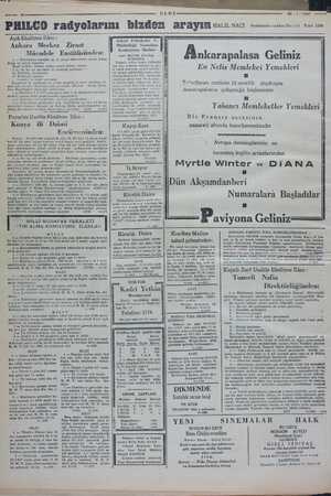  Ü A ULUS 20/1/ 1937 —e - B PRILCO radyolarını bizdem Aarayım nn nact apannaır cadüsinei Te izaa Açık Eksiltme İlânı : Ankara