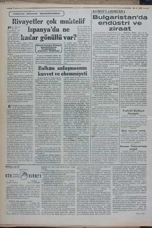    —— 43 Yabancı basında okuduklarımız ULUS Rivayetler çok muhütelif ort - Bou, şu- bat 1937 — Perpigmanda — hü- kümet...