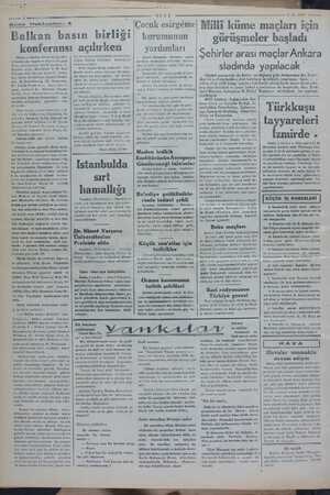    B i M V N CaÇ ÇAU D » şarı Nicoloudis söylüyor. Bu nutukta K ULUS 3.3-1937 —— 2 Atina Mektupları: 4 .w Balkan basın birliği