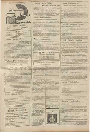  ii —— 11.4.1937 ANIŞ UÜ Y yerine di dir durmadan m GER olan bu e ir Kazın satış yeri e BA ıyısı 20 k Kuruluş 1891 zetenin A