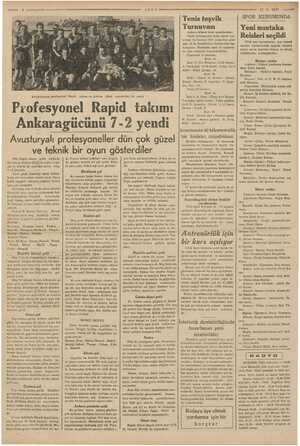    mem, | 11-6-1937 —— b emre Atusturyanın profesyonel Rapid takımı ve Ankara Gücü oyuncuları bir arada Profesyonel Rapid...