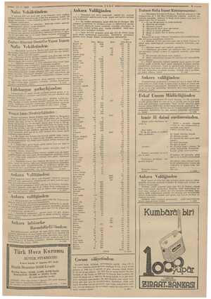  EET TEE — 17.7-1937 Nafıa Vekâletinden: 17 ağustos 1937 salı günü saat 15 de Ankarada nafia vekâleti bedelli 100 malzeme...