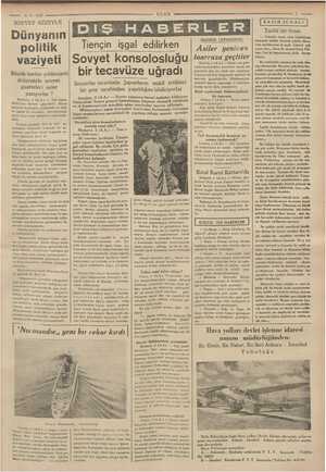    —— 4.8.1937 SOVYET GÖZİYLE Dünyanın politik vaziyeti dolayısiyle sovyet gazeteleri neler 9 — jansı iriyor gazeteleri dünya