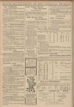    9.8. 1937 kenks Şehir Operet heyeti Sanatkârlarından - Hâzim - Vasfi Rıza - ve Bale Heyeti her akşam (o Şehir Moyes . a .